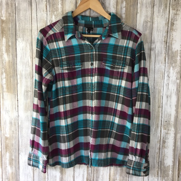 Patagonia Tops - Patagonia Purple Plaid Button Down